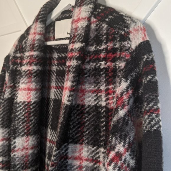 Wilfred Aritzia Wilfred Free Off-Duty Neelam Jacket Plaid cocoon jacket Sz/ S - Picture 10 of 12